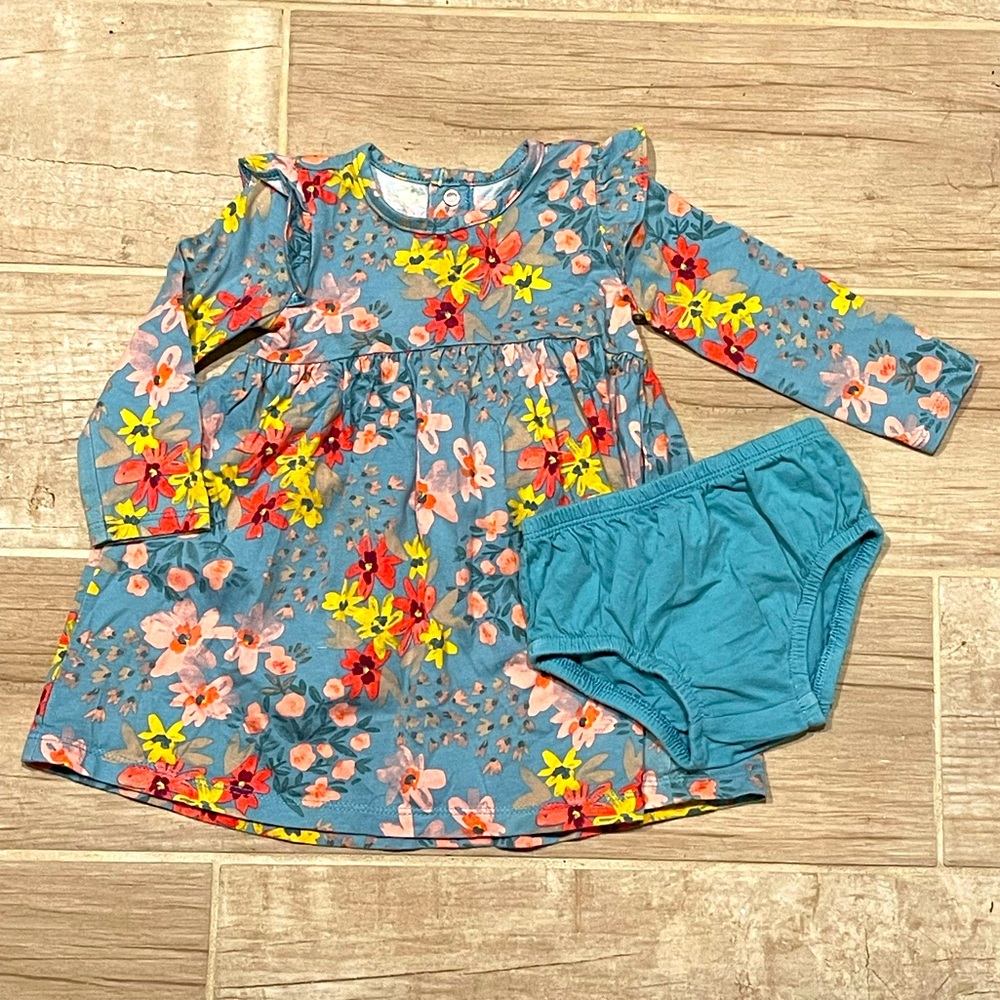 Carter’s Baby Girl Floral Dress with Matching Bloomers